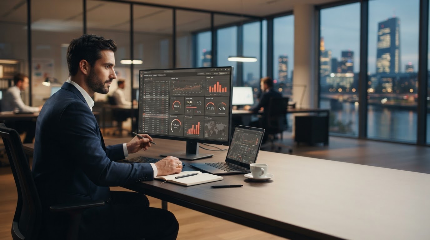 VilmexoTrade Dashboard-Visualisierung mit Echtzeit-Datenströmen